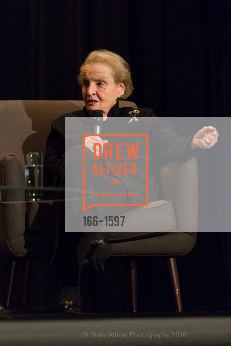 Madeleine Albright, A Conversation with Madeleine Albright at the Legion of Honor, Legion of Honor. 2525 Van Ness St, November 16th, 2016