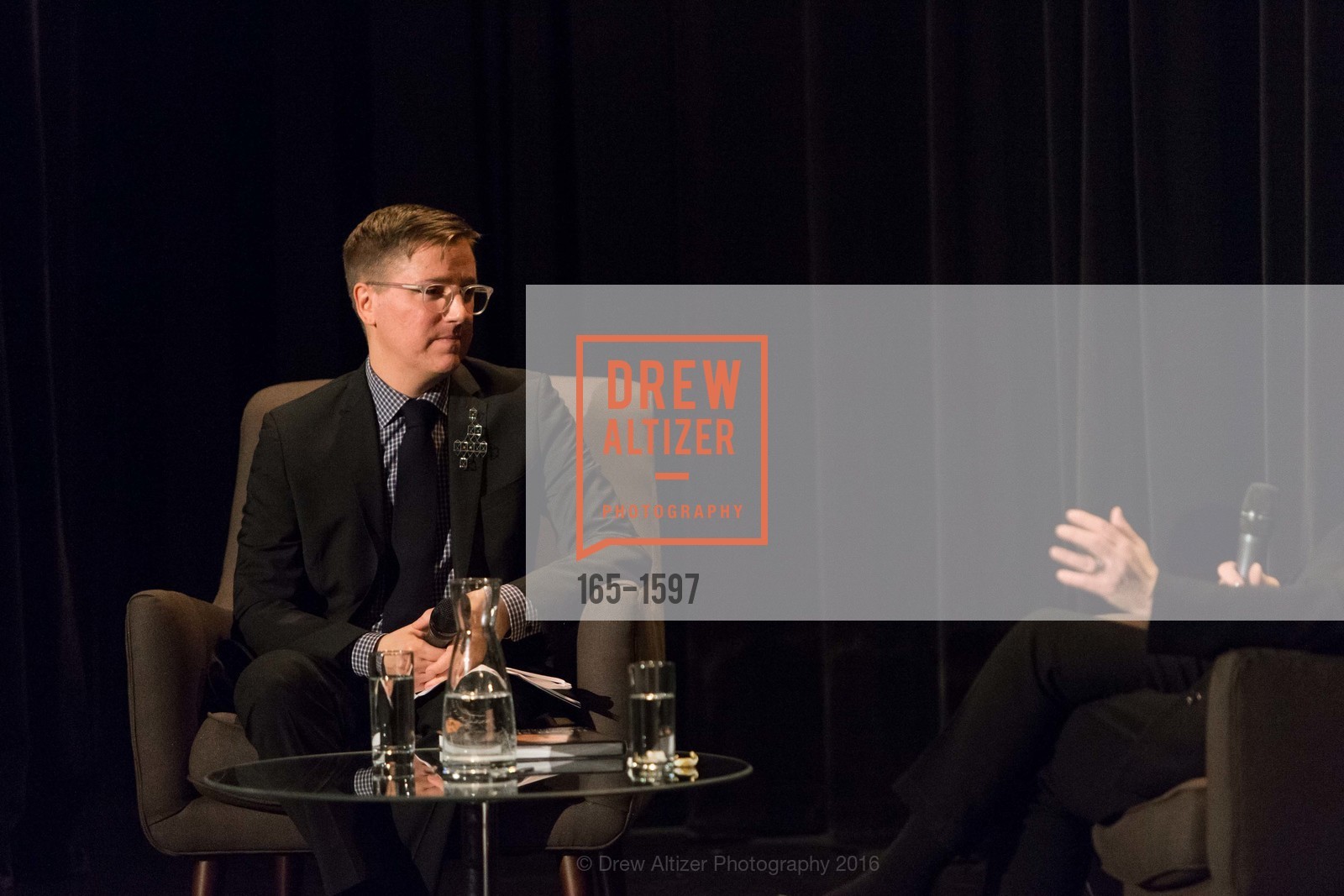 Tom DeCaigny, A Conversation with Madeleine Albright at the Legion of Honor, Legion of Honor. 2525 Van Ness St, November 16th, 2016, Photo #165-1597 Tom DeCaigny, Photo #165-1597