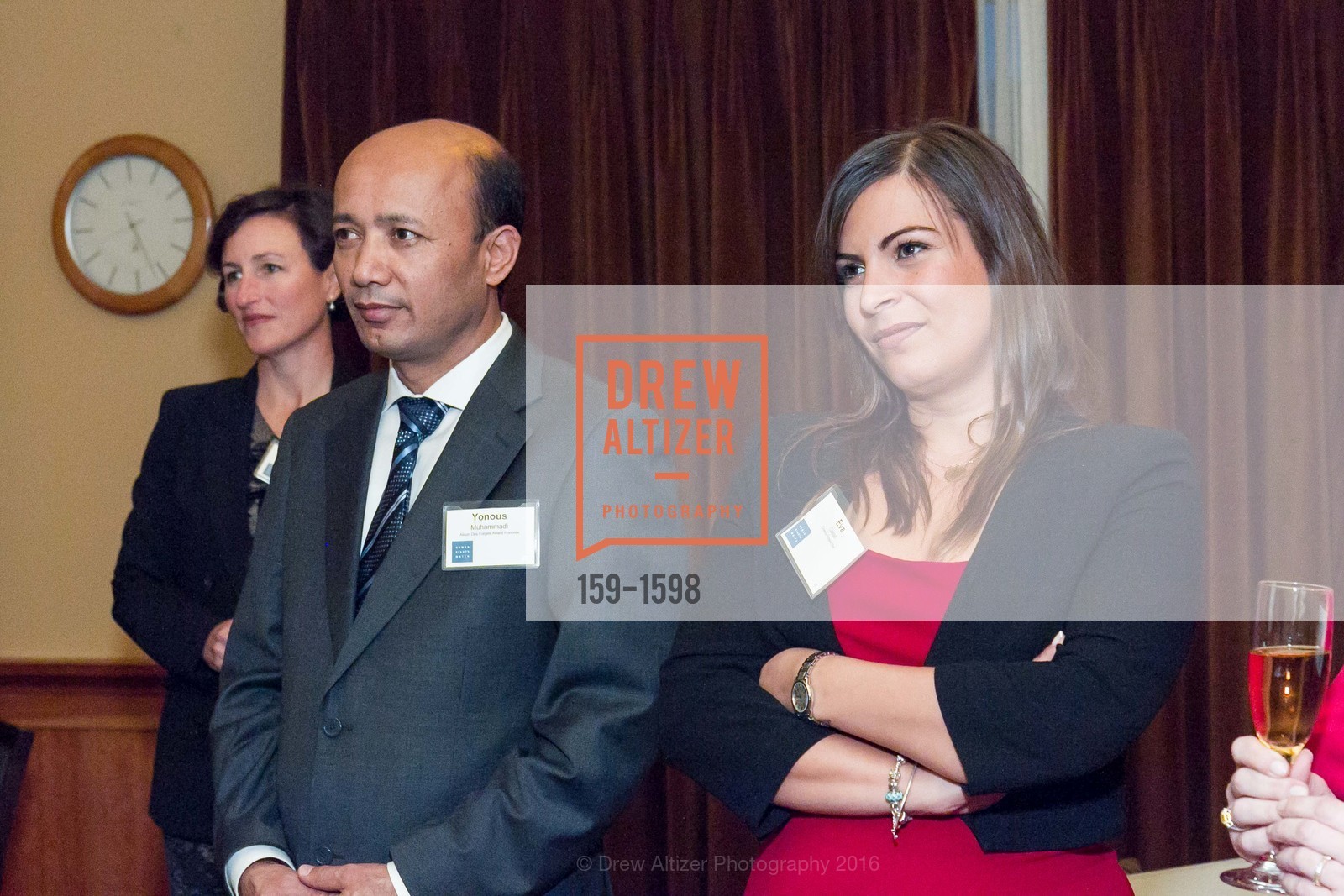 Yonous Muhammadi, Eva Cosse, Human Rights Watch Voices for Justice Silicon Valley, Sharon Heights Golf and Country Club, November 16th, 2016, Photo #159-1598 Yonous Muhammadi, Eva Cosse, Photo #159-1598