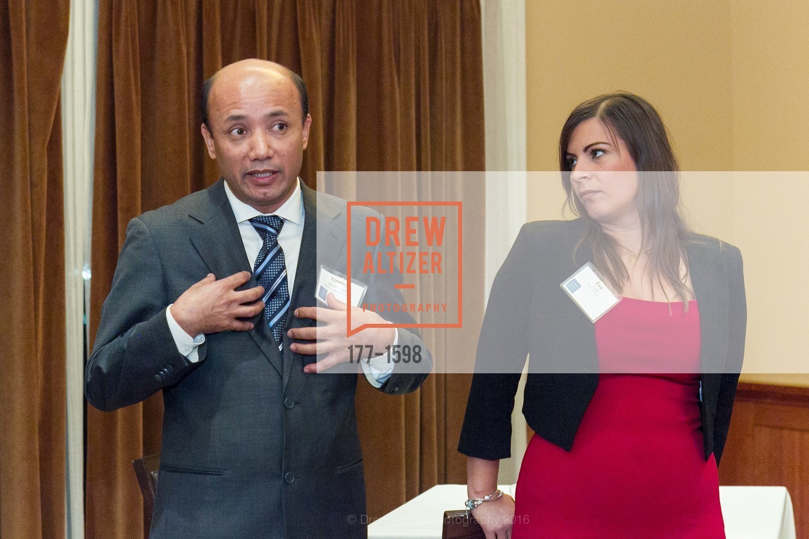 Yonous Muhammadi, Eva Cosse, Human Rights Watch Voices for Justice Silicon Valley, Sharon Heights Golf and Country Club, November 16th, 2016, Photo #177-1598 Yonous Muhammadi, Eva Cosse, Photo #177-1598