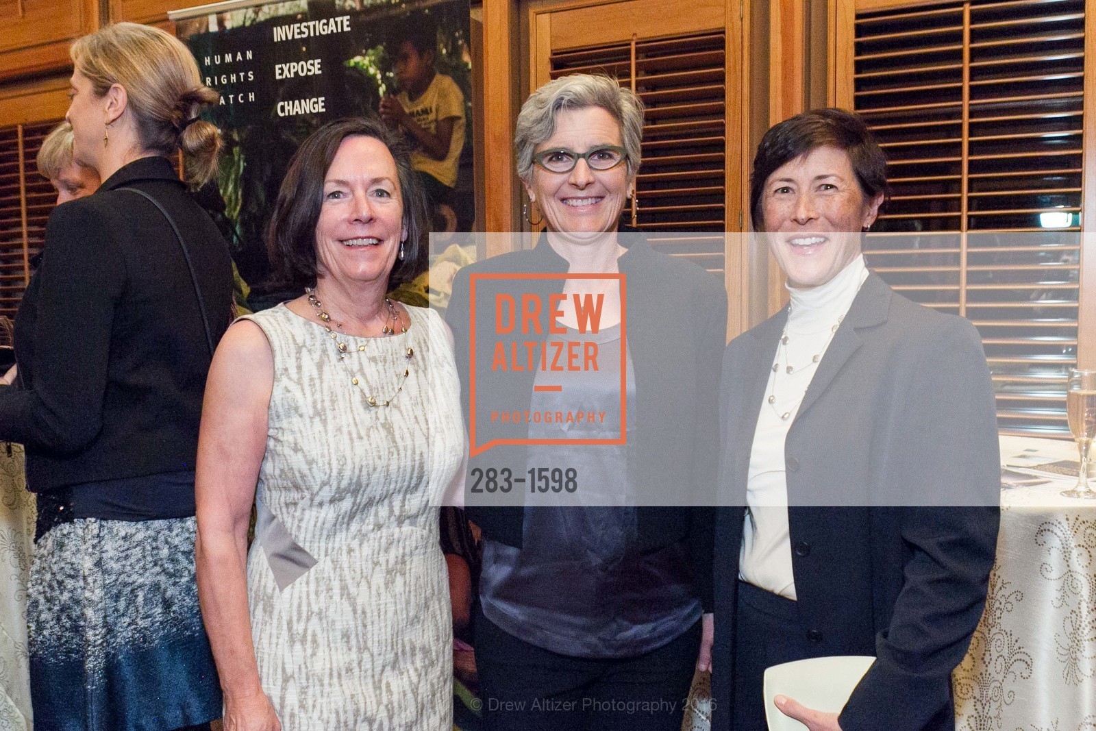 Barbara Jones, Ann Avis, Marie Vought, Human Rights Watch Voices for Justice Silicon Valley, Sharon Heights Golf and Country Club, November 16th, 2016, Photo #283-1598 Barbara Jones, Ann Avis, Marie Vought, Photo #283-1598