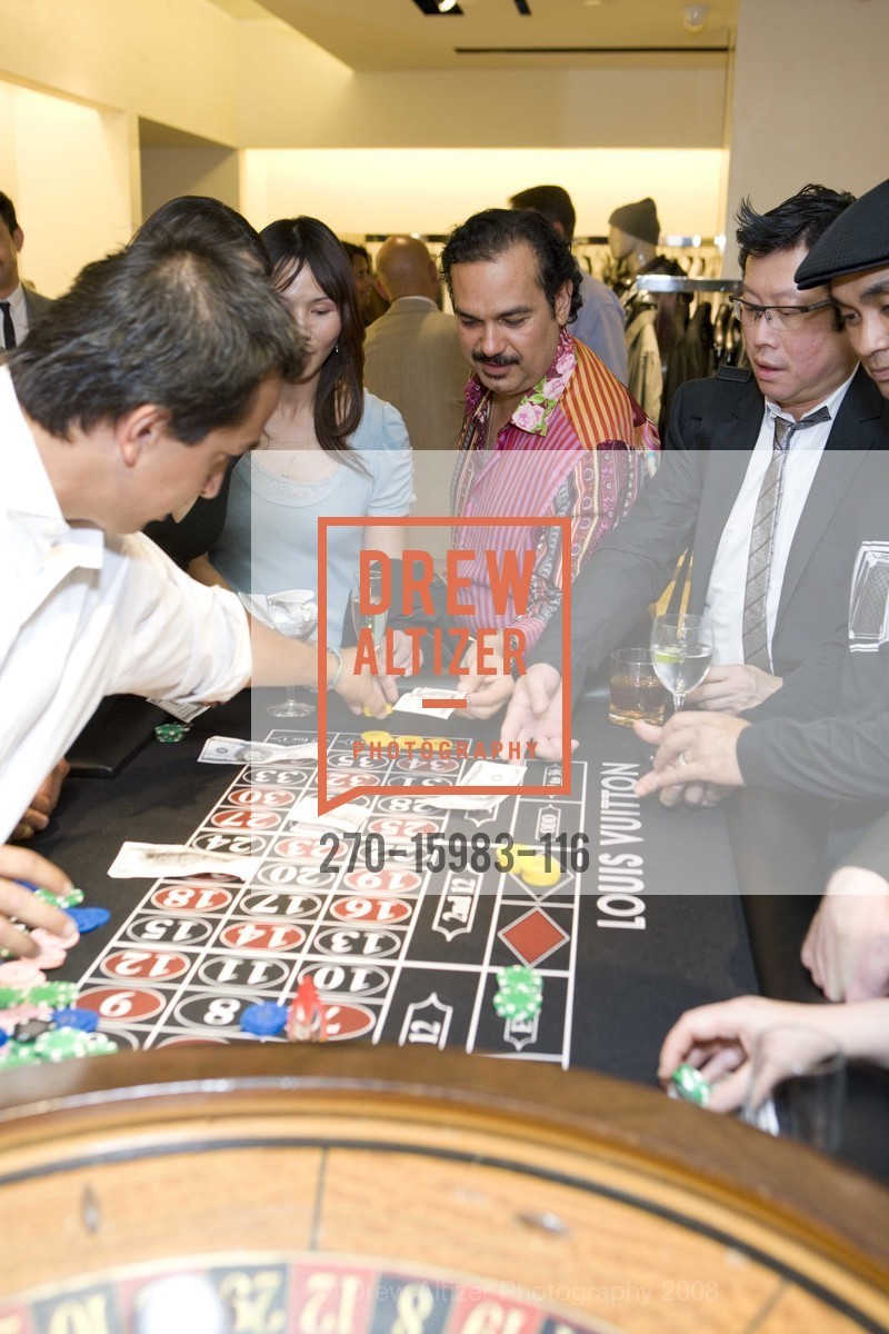 Rebecca Chao, Vicky Leong, John Marez, James Fong, Louis Vuitton Casino Night Benefitting AMFAR, US, October 17th, 2008, Photo #270-15983-116 Rebecca Chao, Vicky Leong, John Marez, James Fong, Photo #270-15983-116