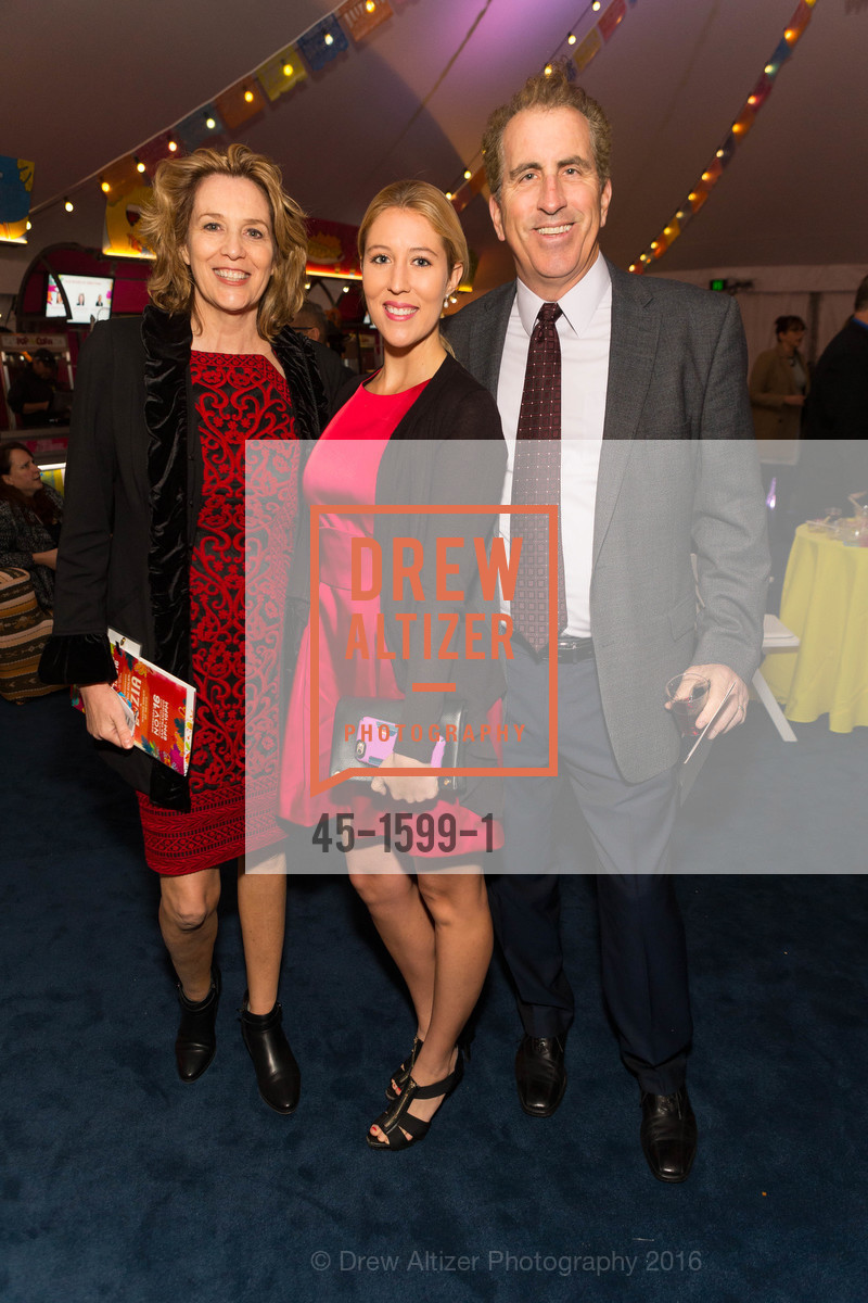 Dara France, Caray Slaughter, Mark Bernardini, SF Chamber of Commerce Excellence in Business Awards, 25th Anniversary, Parking Lot A, AT&T Park, Cirque du Soleil Tents, November 16th, 2016, Photo #45-1599-1 Dara France, Caray Slaughter, Mark Bernardini, Photo #45-1599-1