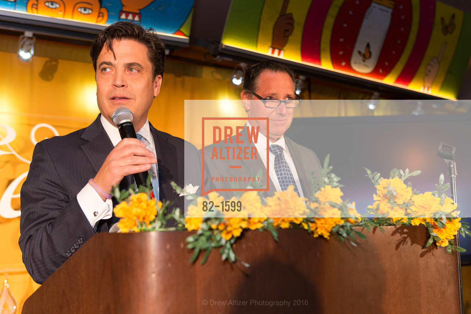 Peter Gruebele, Mark Arsenault, SF Chamber of Commerce Excellence in Business Awards, 25th Anniversary, Parking Lot A, AT&T Park, Cirque du Soleil Tents, November 16th, 2016, Photo #82-1599 Peter Gruebele, Mark Arsenault, Photo #82-1599