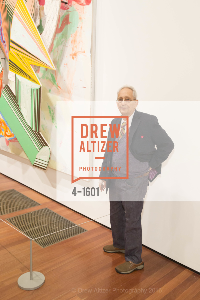 Frank Stella, Dinner with Frank Stella at the de Young, de Young Museum. 2525 Van Ness St, November 16th, 2016, Photo #4-1601 Frank Stella, Photo #4-1601