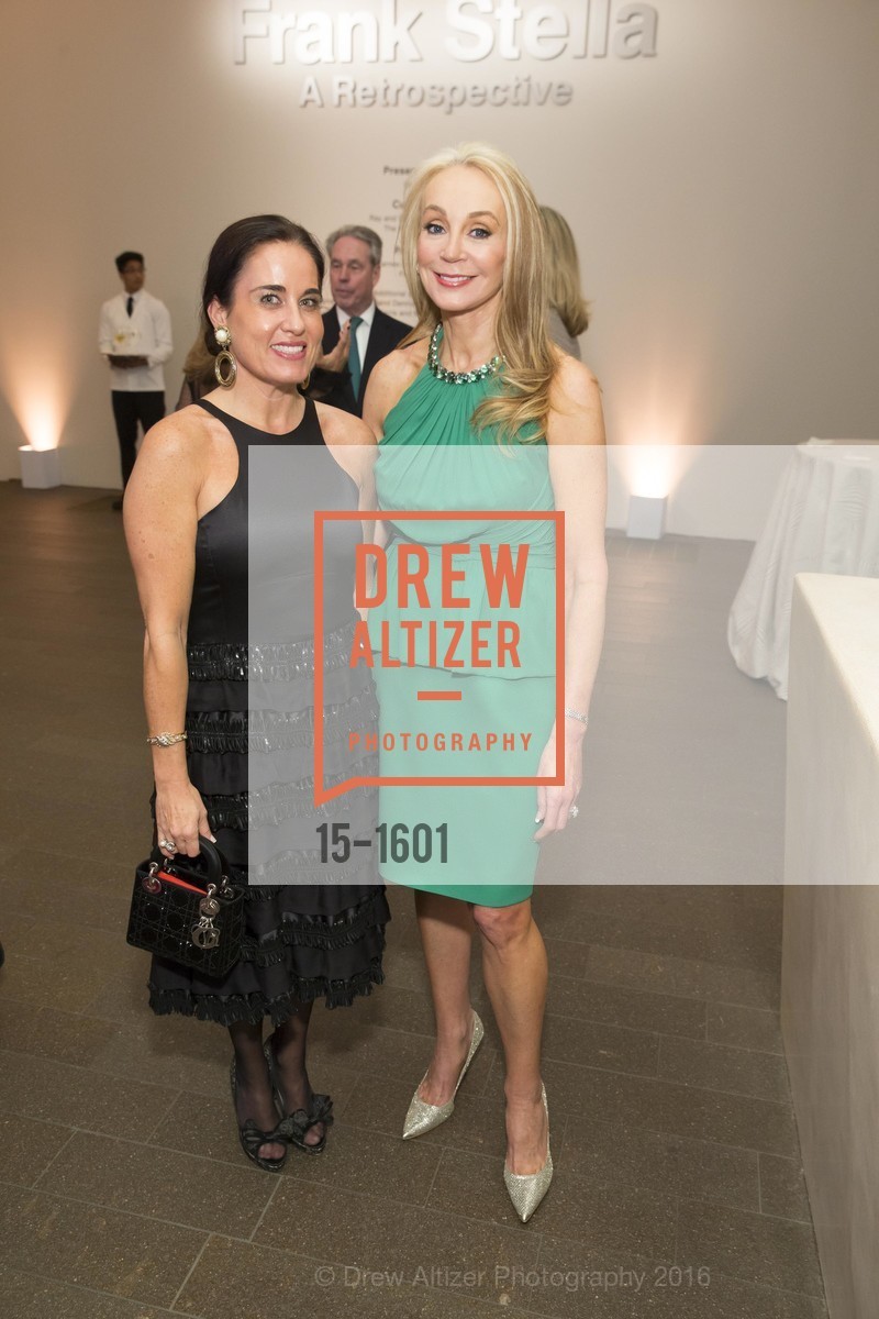 Natalia Urrutia, Giselle Anna Parry, Dinner with Frank Stella at the de Young, de Young Museum. 2525 Van Ness St, November 16th, 2016