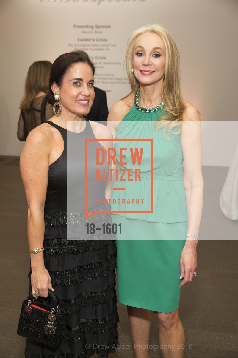 Natalia Urrutia, Giselle Anna Parry, Dinner with Frank Stella at the de Young, de Young Museum. 2525 Van Ness St, November 16th, 2016