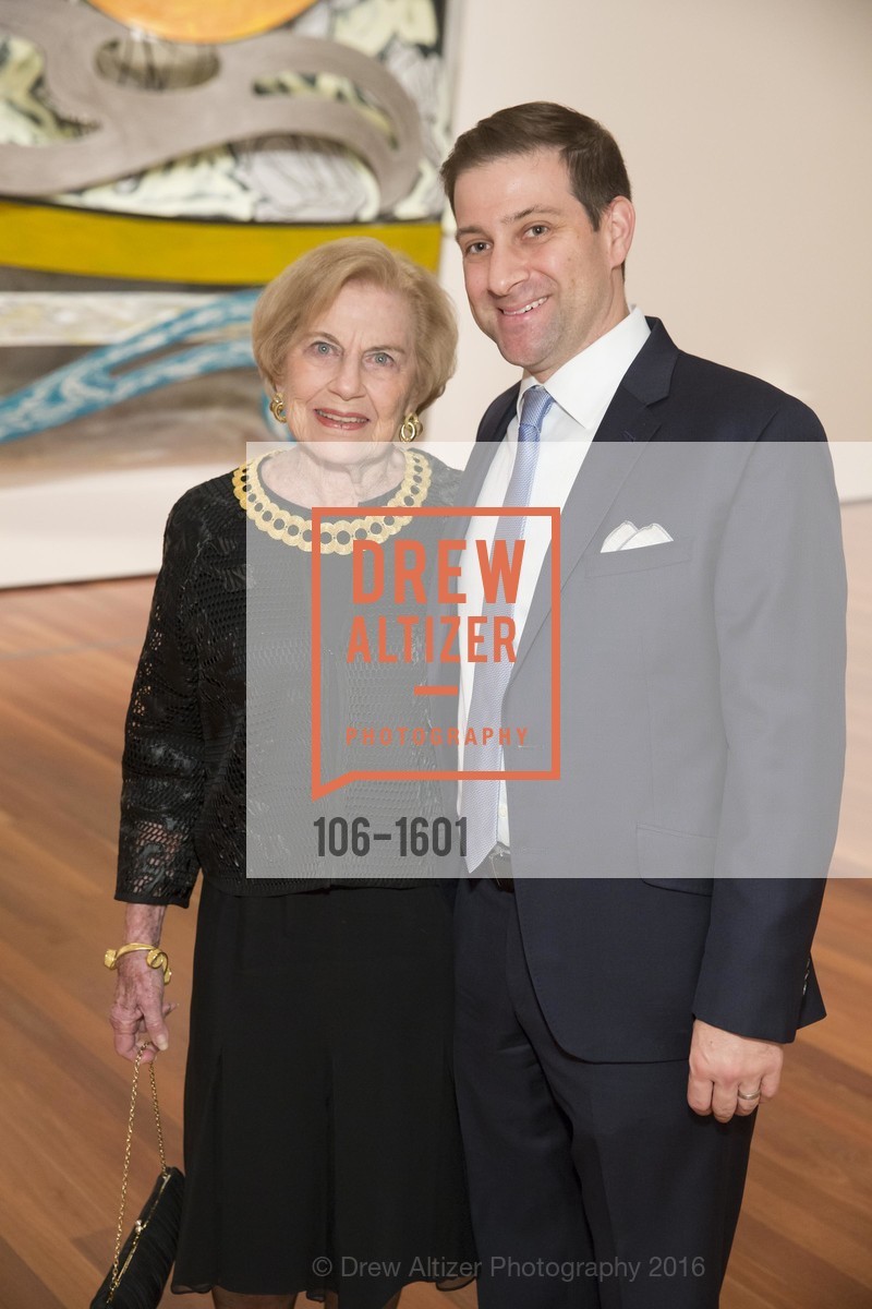 Dorothy Saxe, David Saxe, Dinner with Frank Stella at the de Young, de Young Museum. 2525 Van Ness St, November 16th, 2016, Photo #106-1601 Dorothy Saxe, David Saxe, Photo #106-1601