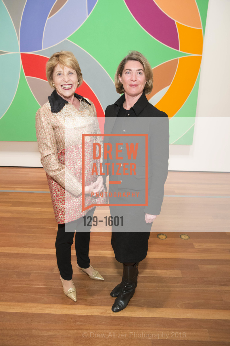 Dagmar Dolby, Claudia Schmuckli, Dinner with Frank Stella at the de Young, de Young Museum. 2525 Van Ness St, November 16th, 2016, Photo #129-1601 Dagmar Dolby, Claudia Schmuckli, Photo #129-1601