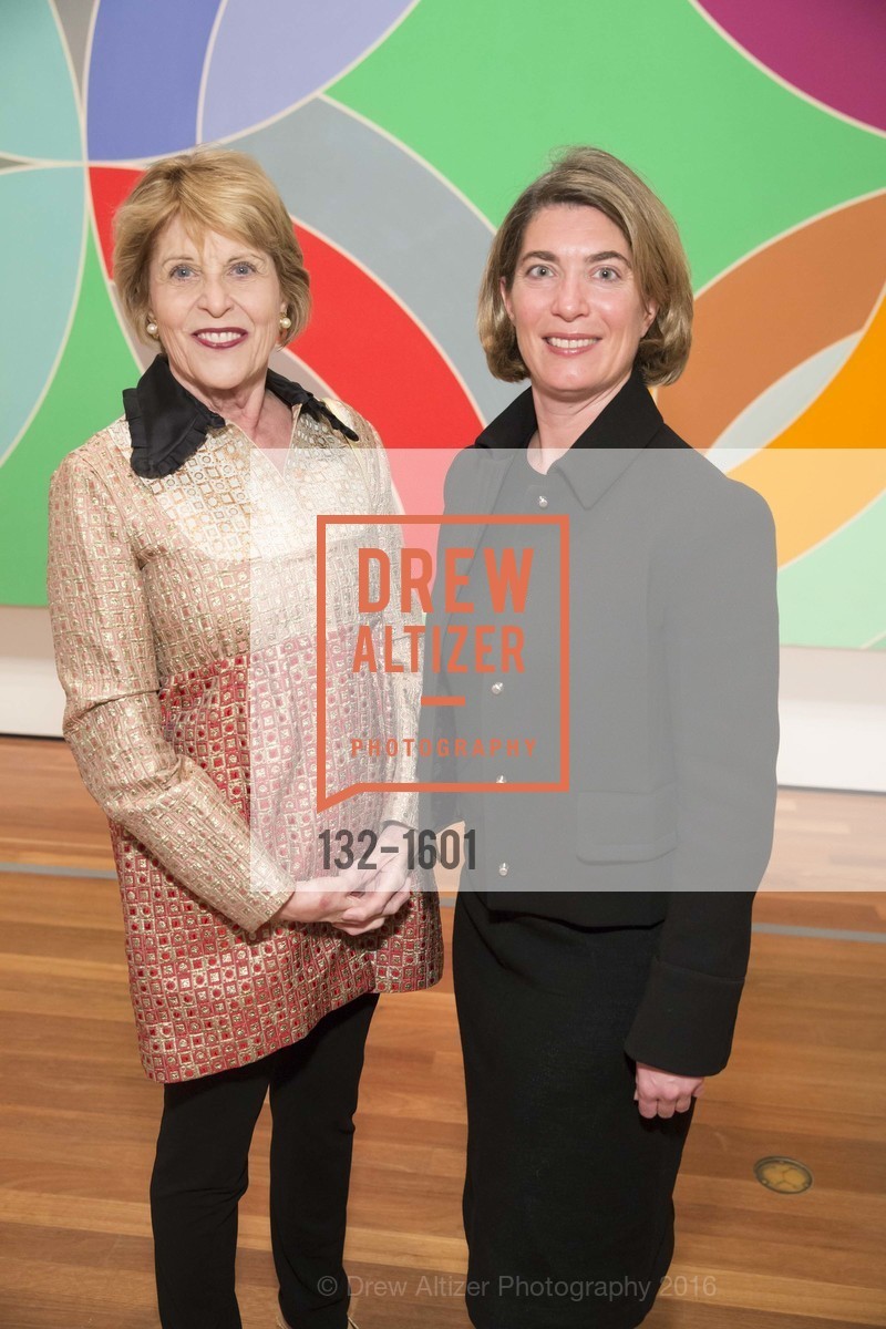 Dagmar Dolby, Claudia Schmuckli, Dinner with Frank Stella at the de Young, de Young Museum. 2525 Van Ness St, November 16th, 2016, Photo #132-1601 Dagmar Dolby, Claudia Schmuckli, Photo #132-1601
