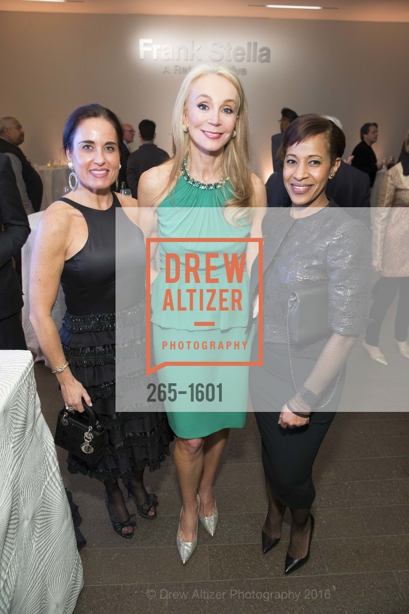Natalia Urrutia, Gisella Parry, Gemma Bonaparte, Dinner with Frank Stella at the de Young, de Young Museum. 2525 Van Ness St, November 16th, 2016