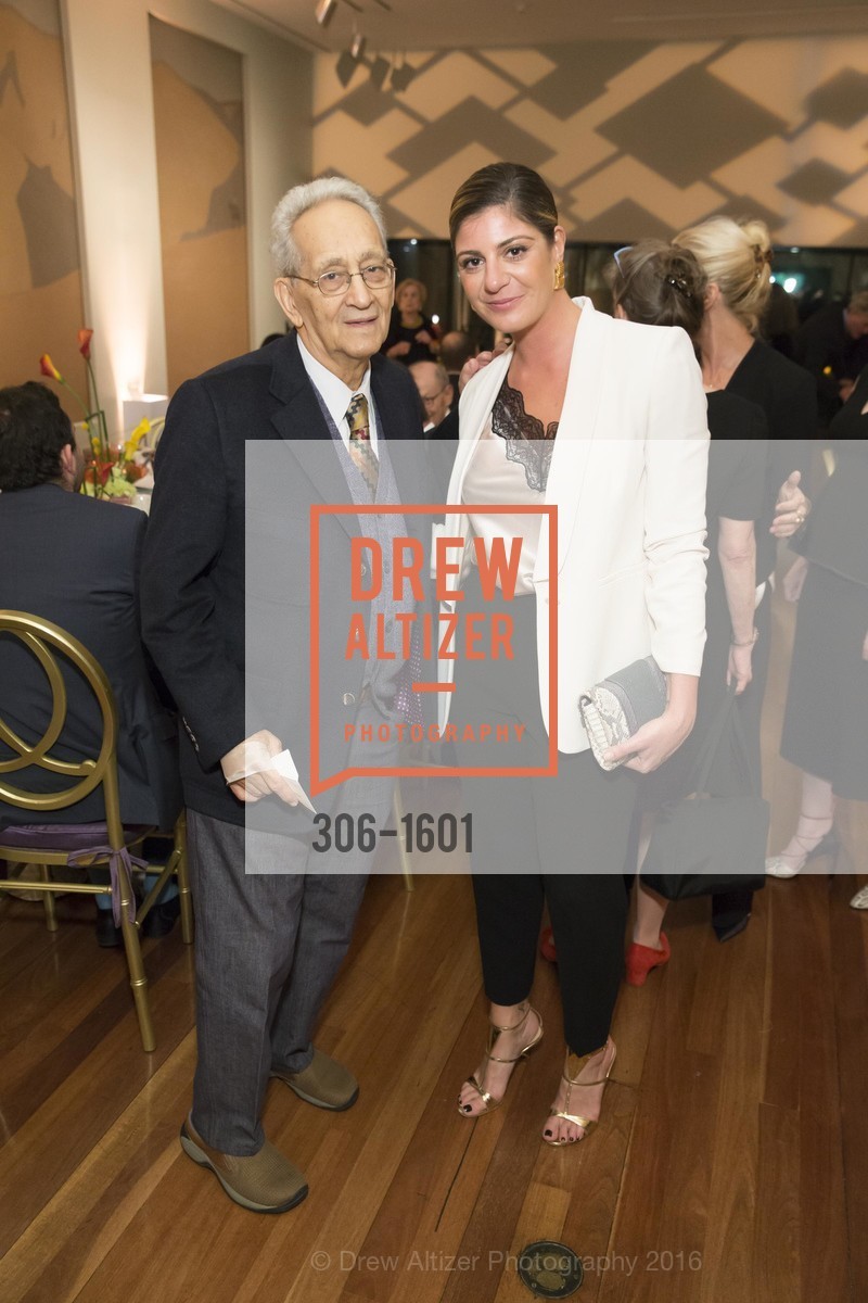 Frank Stella, Maria Giulia Maramotti, Dinner with Frank Stella at the de Young, de Young Museum. 2525 Van Ness St, November 16th, 2016