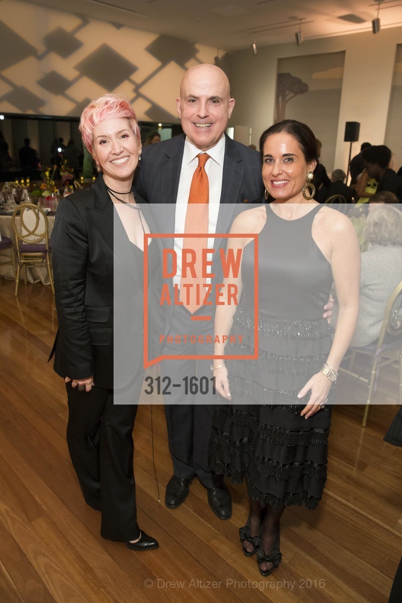 Lisa Sardegna, Larry Block, Natalia Urrutia, Dinner with Frank Stella at the de Young, de Young Museum. 2525 Van Ness St, November 16th, 2016