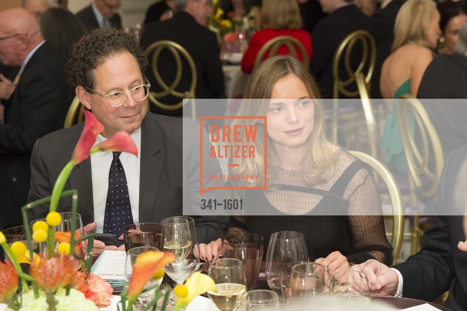 Adam Weinberg, Nina Hollein, Dinner with Frank Stella at the de Young, de Young Museum. 2525 Van Ness St, November 16th, 2016