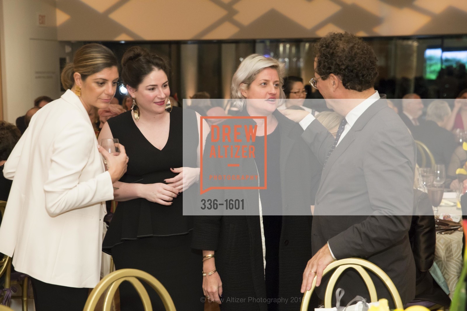 Maria Giulia Maramotti, Rebecca Siegel, Paula Pelosi, Dinner with Frank Stella at the de Young, de Young Museum. 2525 Van Ness St, November 16th, 2016, Photo #336-1601 Maria Giulia Maramotti, Rebecca Siegel, Paula Pelosi, Photo #336-1601