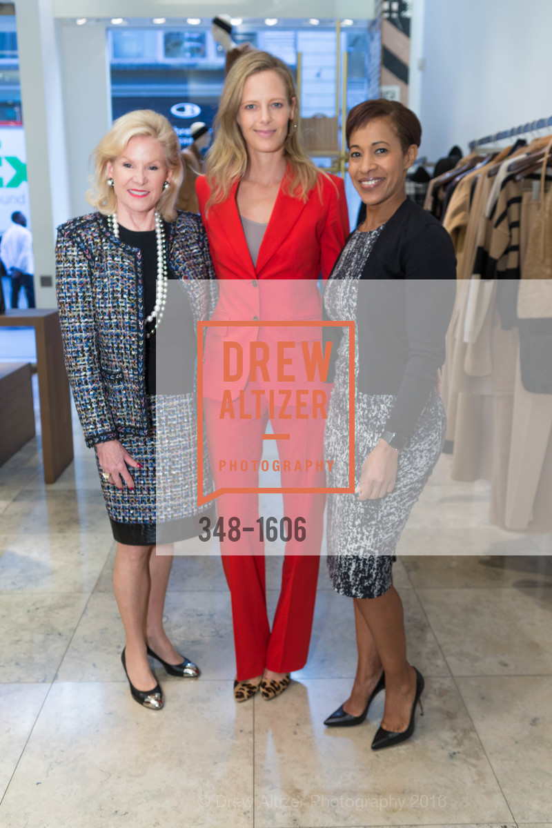 Dede Wilsey, Katie Traina, Gemma Bonaparte, Max Mara hosted Luncheon in Honor of the de Young Museum, Max Mara. 175 Post St, November 17th, 2016, Photo #348-1606 Dede Wilsey, Katie Traina, Gemma Bonaparte, Photo #348-1606