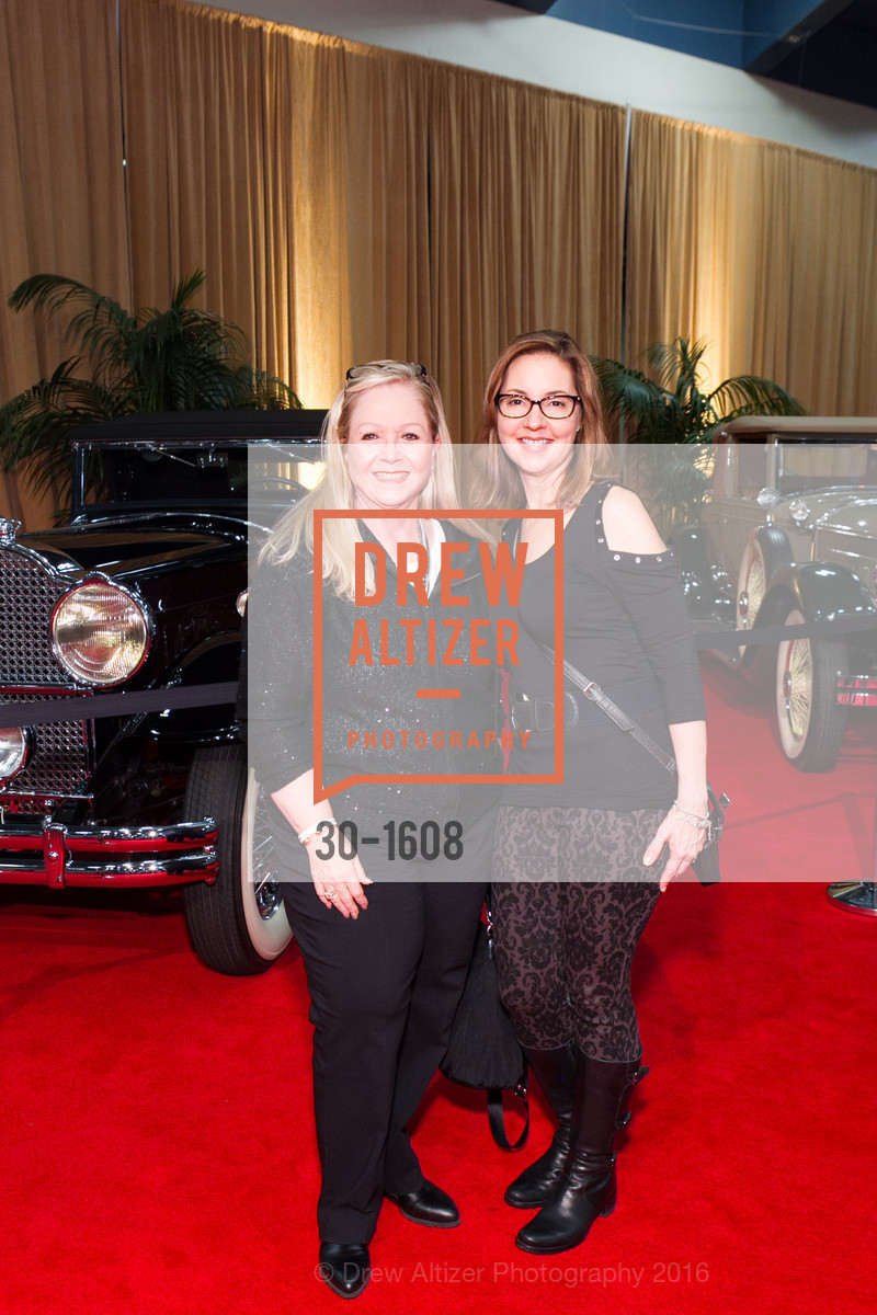 Shelly Hussey, Linda Koos, Academy of Art University SF Auto Show Reception, Moscone Center, South Hall. 747 Howard St, November 18th, 2016, Photo #30-1608 Shelly Hussey, Linda Koos, Photo #30-1608