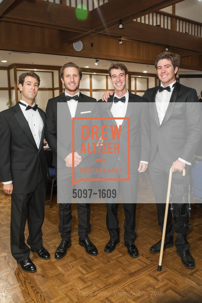 Jordan Stern, Russell Bondi, Jackson Stern, Josh Scofield, Maria Pitcairn's Birthday Celebration Around the World in 80 Years, St francis Yacht Club. 99 Yacht Rd, November 19th, 2016, Photo #5097-1609 Jordan Stern, Russell Bondi, Jackson Stern, Josh Scofield, Photo #5097-1609