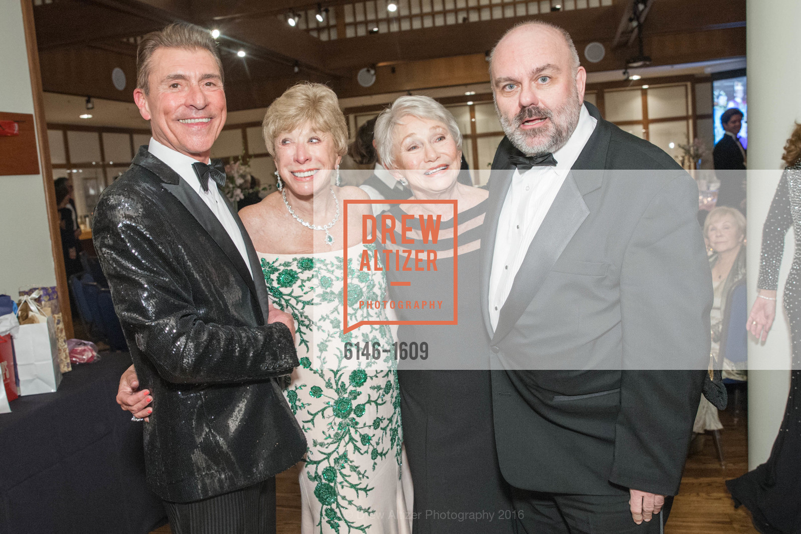Robert Beadle, Maria Pitcairn, Carol Filley, Rodger Pitcairn, Maria Pitcairn's Birthday Celebration Around the World in 80 Years, St francis Yacht Club. 99 Yacht Rd, November 19th, 2016, Photo #6146-1609 Robert Beadle, Maria Pitcairn, Carol Filley, Rodger Pitcairn, Photo #6146-1609