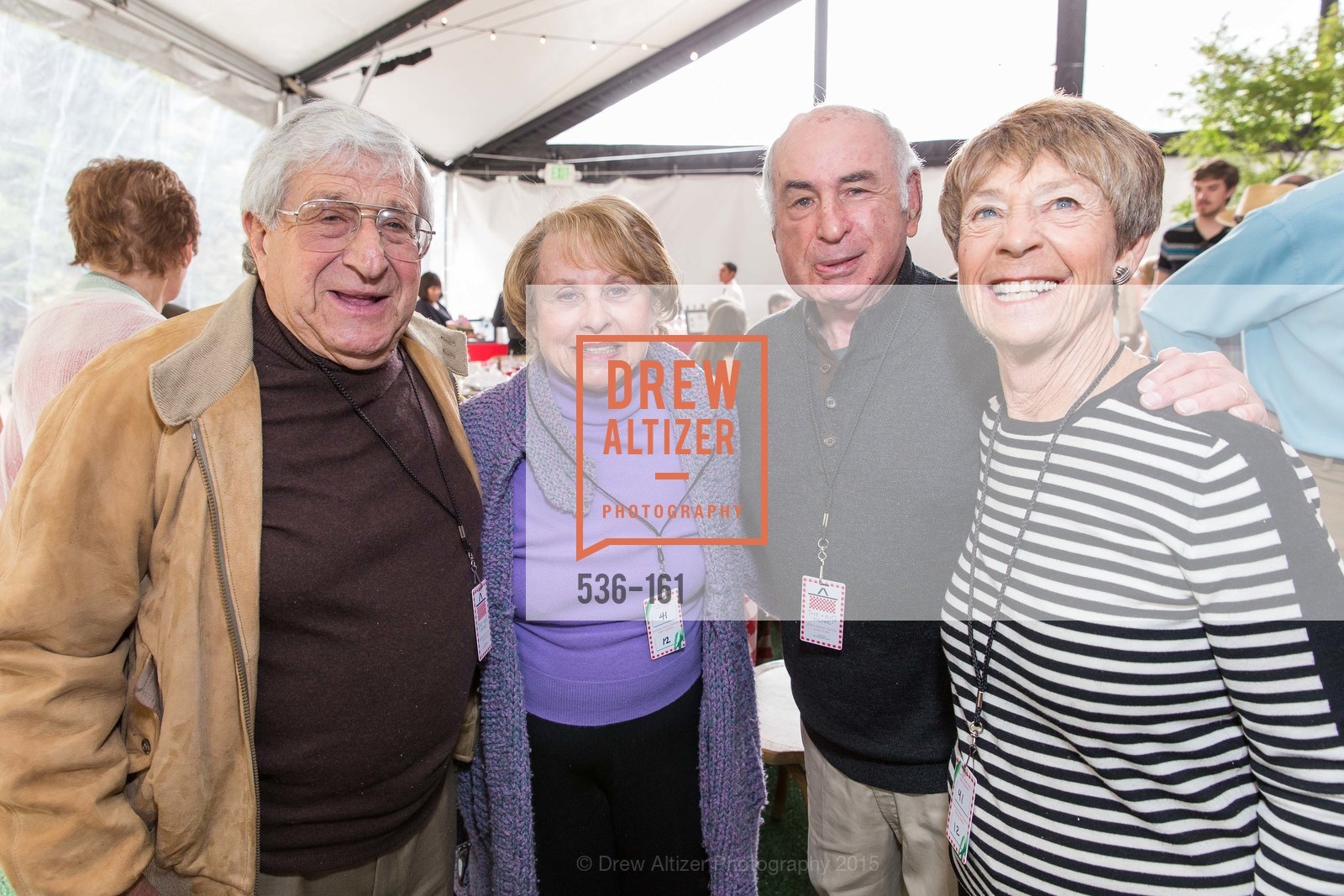 Conrad Donner, Sandra Donner, Stuart Seiler, Gaye Seiler, Gucci & Vogue Dinner, Stern Grove. 2750 19th Avenue, June 14th, 2015, Photo #536-161 Conrad Donner, Sandra Donner, Stuart Seiler, Gaye Seiler, Photo #536-161