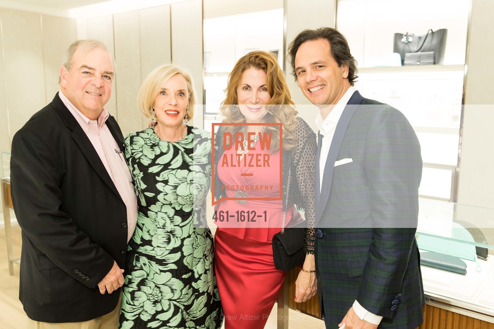 Willis Newton, Peggy Newton, Patricia Ferrin Loucks, Thomas Del Beccaro, Tiffany & Co. hosts MAKE THE WORLD SPARKLE, Tiffany & Co. 350 Post Street, Photo #461-1612-1 Willis Newton, Peggy Newton, Patricia Ferrin Loucks, Thomas Del Beccaro, Photo #461-1612-1
