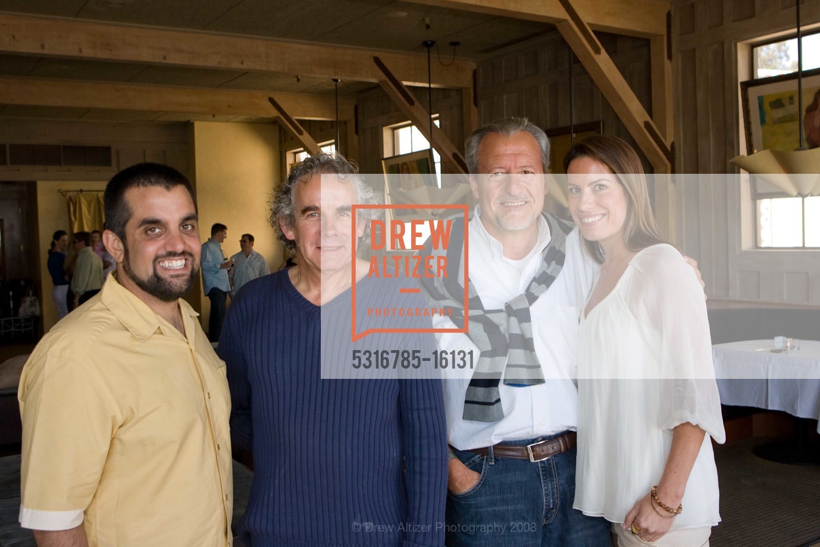 Chris Contos, Bernard Brehier, Angelo Servino, Jen Turner, Symphonix Summer Membership Party at Servinos, US, August 4th, 2008, Photo #5316785-16131 Chris Contos, Bernard Brehier, Angelo Servino, Jen Turner, Photo #5316785-16131