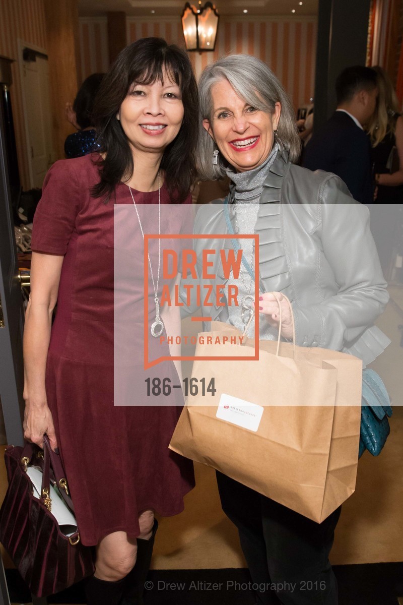 Priscilla Fong, Mary Midgley, Dress For Success's The Holiday Soiree, The Battery. 717 Battery Street, December 1st, 2016, Photo #186-1614 Priscilla Fong, Mary Midgley, Photo #186-1614