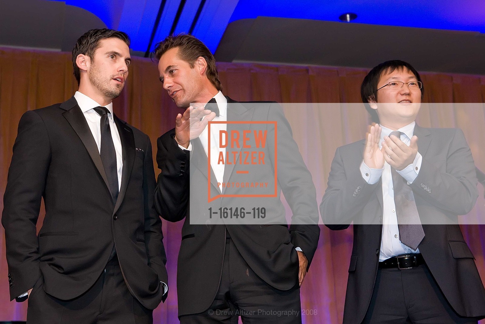 Milo Ventimiglia, Adrian Pasdar, Masi Oka, ACT Gala, US, April 7th, 2008, Photo #1-16146-119 Milo Ventimiglia, Adrian Pasdar, Masi Oka, Photo #1-16146-119