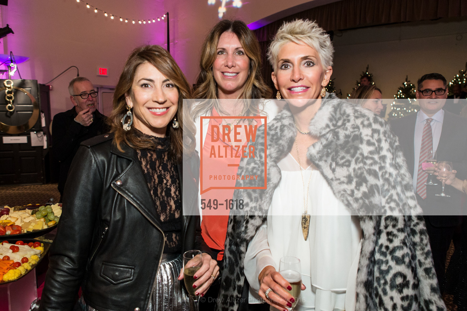 Missy DelNegro, Tracy Rock, Laurie Runnfeldt, Jingle & Mingle 2016, Golden Gate Club. 135 Fisher Loop, San Francisco, CA 94129, December 1st, 2016, Photo #549-1618 Missy DelNegro, Tracy Rock, Laurie Runnfeldt, Photo #549-1618