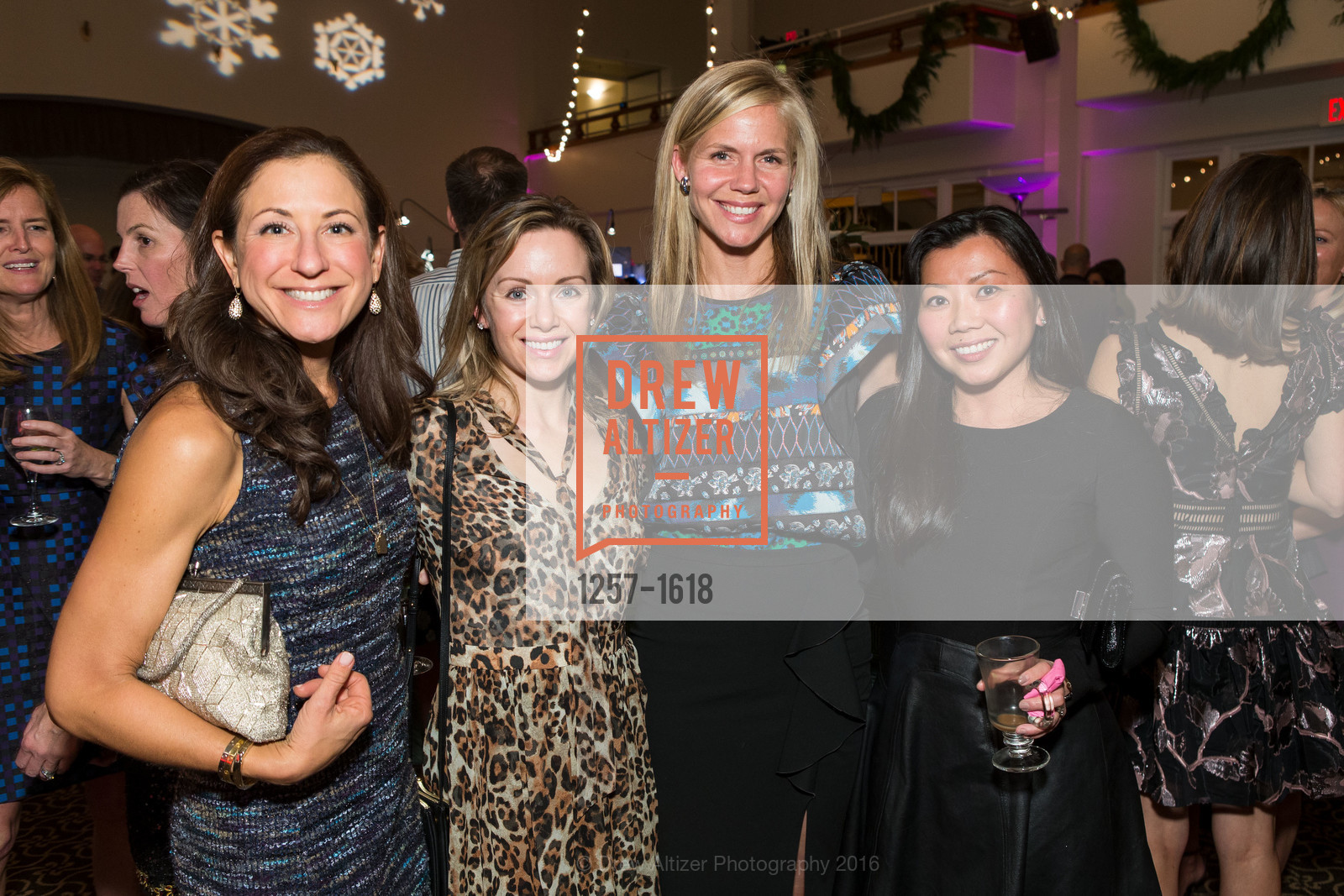 Victoria Dade, Tina Bou-Saba, Mary Graf, Melissa Koerner, Jingle & Mingle 2016, Golden Gate Club. 135 Fisher Loop, San Francisco, CA 94129, December 1st, 2016, Photo #1257-1618 Victoria Dade, Tina Bou-Saba, Mary Graf, Melissa Koerner, Photo #1257-1618