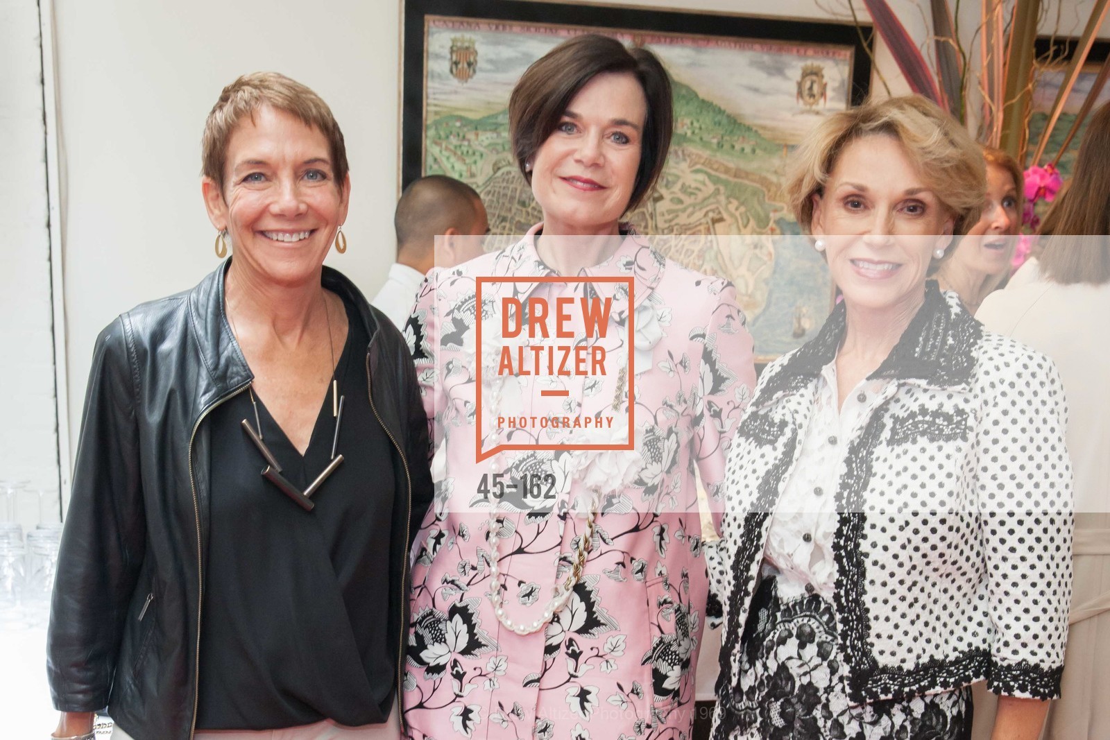 Tracy Freedman, Lucy Buchanan, Carol Parker, National Museum of Women in the Arts Luncheon Hosted by Lorna Meyer Calas, Villa Taverna. 27 Hotaling Place, June 14th, 2015,Drew Altizer, Drew Altizer Photography, full-service agency, private events, San Francisco photographer, photographer california