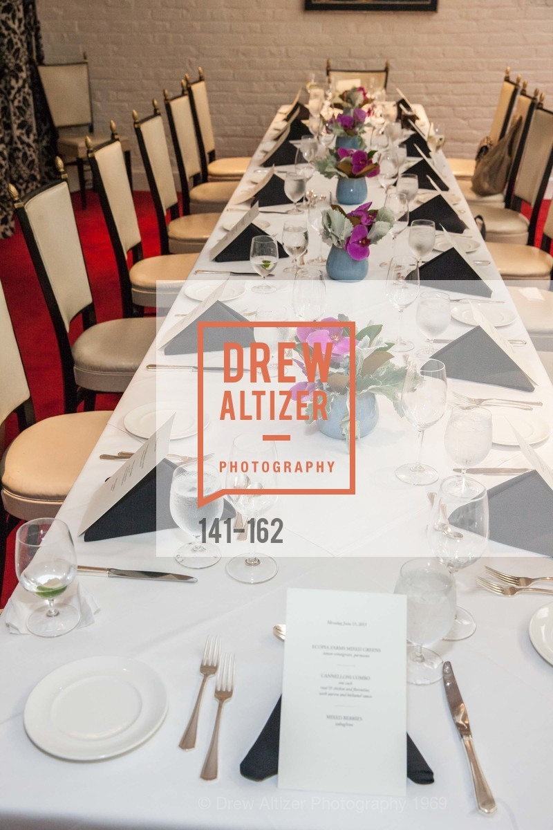 Atmosphere, National Museum of Women in the Arts Luncheon Hosted by Lorna Meyer Calas, Villa Taverna. 27 Hotaling Place, June 14th, 2015,Drew Altizer, Drew Altizer Photography, full-service agency, private events, San Francisco photographer, photographer california