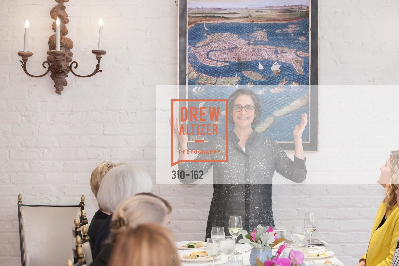 Susan Sterling, National Museum of Women in the Arts Luncheon Hosted by Lorna Meyer Calas, Villa Taverna. 27 Hotaling Place, June 14th, 2015,Drew Altizer, Drew Altizer Photography, full-service agency, private events, San Francisco photographer, photographer california