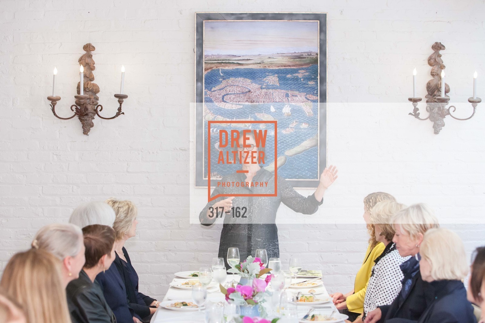 Susan Sterling, National Museum of Women in the Arts Luncheon Hosted by Lorna Meyer Calas, Villa Taverna. 27 Hotaling Place, June 14th, 2015,Drew Altizer, Drew Altizer Photography, full-service agency, private events, San Francisco photographer, photographer california