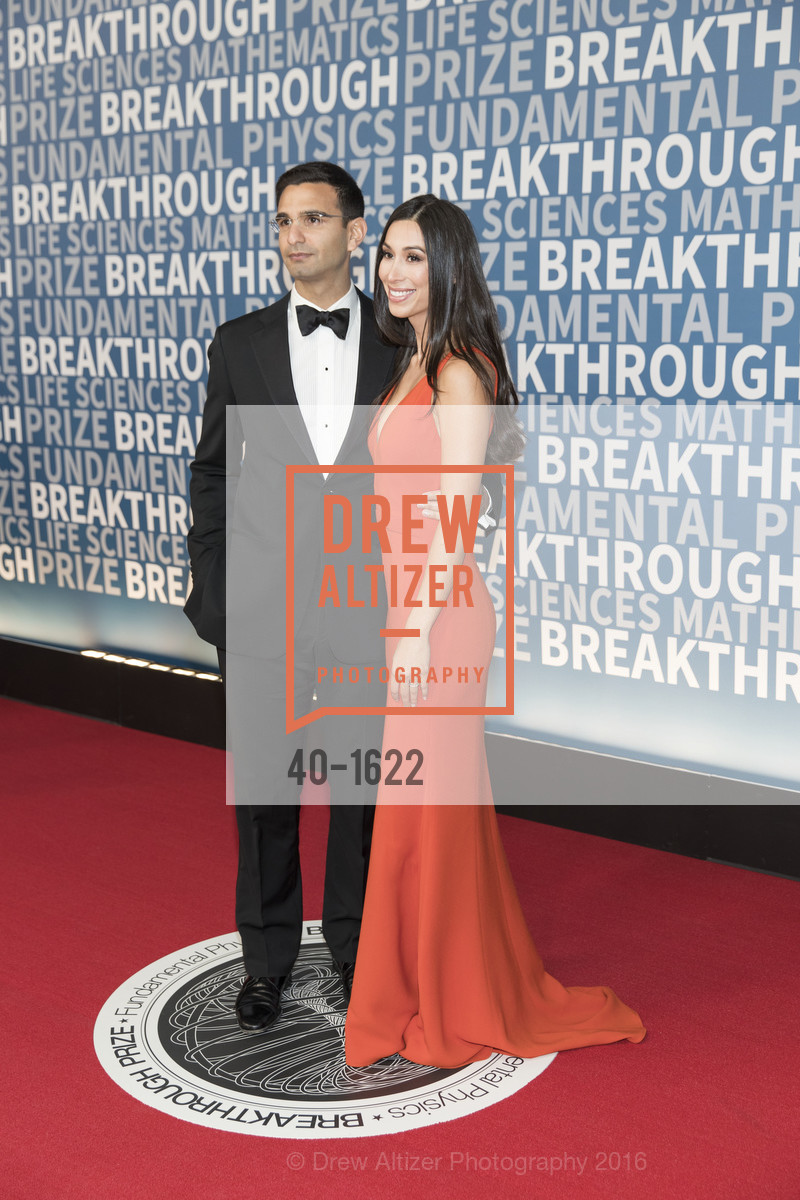 Anthony Zoghbi, Zena Zoghbi, 5th Annual Breakthrough Prize Red Carpet Arrivals, NASA Ames Research Center. Moffett Federal Airfield, Hangar One, December 4th, 2016, Photo #40-1622 Anthony Zoghbi, Zena Zoghbi, Photo #40-1622