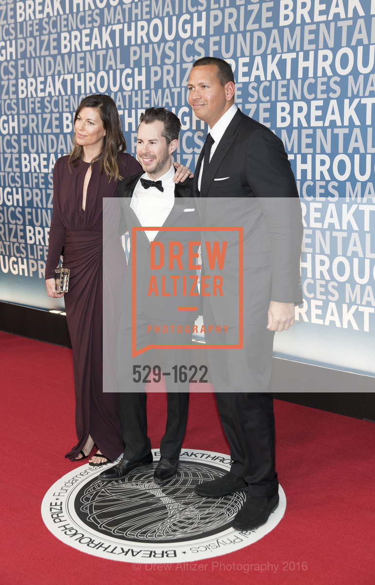 Tristan Prettyman, Bill Maris, Alex Rodriguez, 5th Annual Breakthrough Prize Red Carpet Arrivals, NASA Ames Research Center. Moffett Federal Airfield, Hangar One, December 4th, 2016, Photo #529-1622 Tristan Prettyman, Bill Maris, Alex Rodriguez, Photo #529-1622