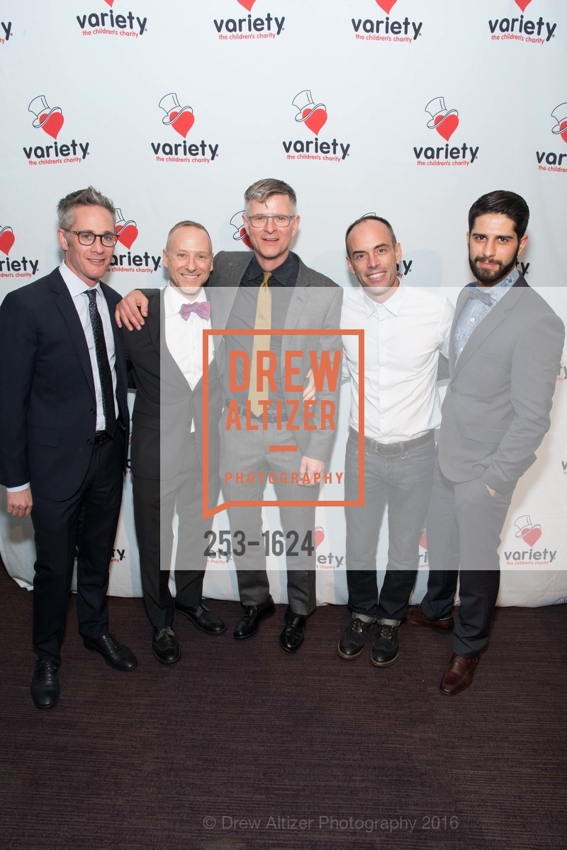 Michael Agulnek, Eddie Gama, Michael Miller, David Rice, Faisal Michael, Toys for Tots at the St. Regis Ballroom, St. Regis Ballroom. 125 3rd St, December 4th, 2016, Photo #253-1624 Michael Agulnek, Eddie Gama, Michael Miller, David Rice, Faisal Michael, Photo #253-1624