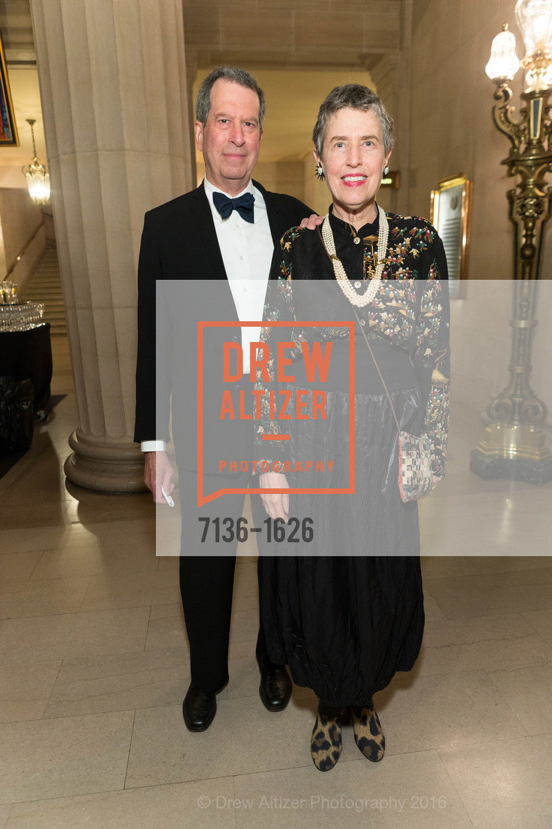 Bill Russell-Shapiro, Alice Russell-Shapiro, SF Opera's An Evening on the Stage honoring Franklin P. ("Pitch") Johnson, Jr., War Memorial Opera House. 301 Van Ness Avenue, San Francisco, CA 94102, December 5th, 2016, Photo #7136-1626 Bill Russell-Shapiro, Alice Russell-Shapiro, Photo #7136-1626