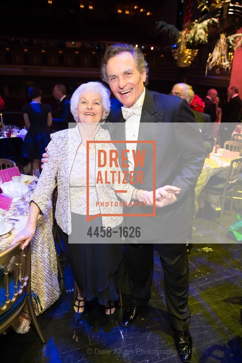 Peggy Nute, David Birka-White, SF Opera's An Evening on the Stage honoring Franklin P. ("Pitch") Johnson, Jr., War Memorial Opera House. 301 Van Ness Avenue, San Francisco, CA 94102, December 5th, 2016, Photo #4458-1626 Peggy Nute, David Birka-White, Photo #4458-1626