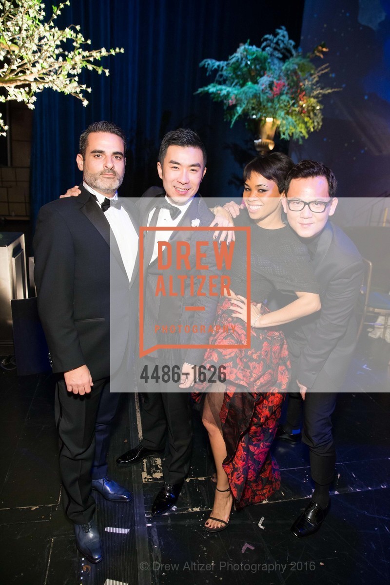 Michael Tal, Kai Tan, Moanalani Jeffrey, David Gan, SF Opera's An Evening on the Stage honoring Franklin P. ("Pitch") Johnson, Jr., War Memorial Opera House. 301 Van Ness Avenue, San Francisco, CA 94102, December 5th, 2016, Photo #4486-1626 Michael Tal, Kai Tan, Moanalani Jeffrey, David Gan, Photo #4486-1626