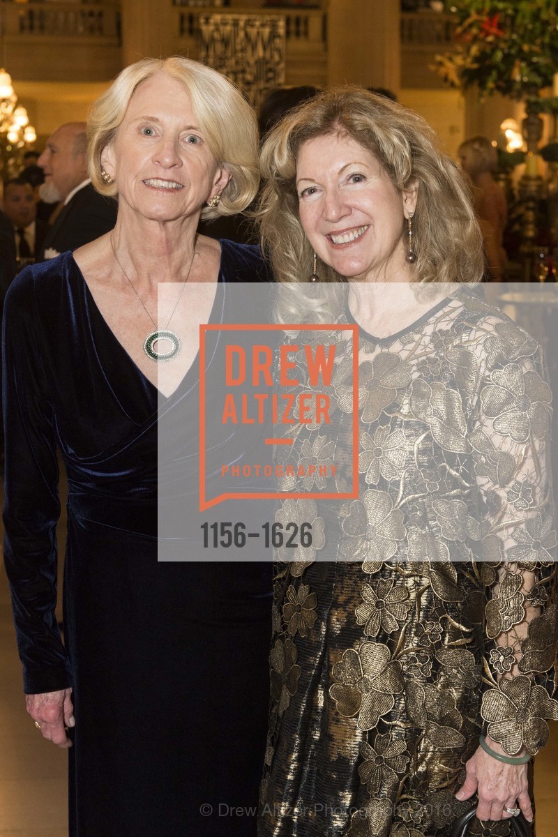 Joan Lavorgna, Celeste Woo, SF Opera's An Evening on the Stage honoring Franklin P. ("Pitch") Johnson, Jr., War Memorial Opera House. 301 Van Ness Avenue, San Francisco, CA 94102, December 5th, 2016, Photo #1156-1626 Joan Lavorgna, Celeste Woo, Photo #1156-1626