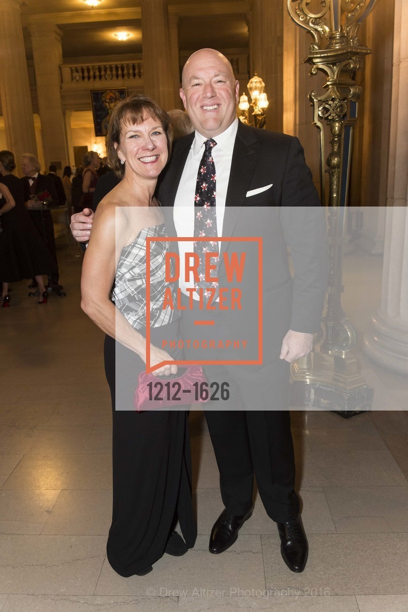 Lee Gregory, Phil Spiegel, SF Opera's An Evening on the Stage honoring Franklin P. ("Pitch") Johnson, Jr., War Memorial Opera House. 301 Van Ness Avenue, San Francisco, CA 94102, December 5th, 2016, Photo #1212-1626 Lee Gregory, Phil Spiegel, Photo #1212-1626