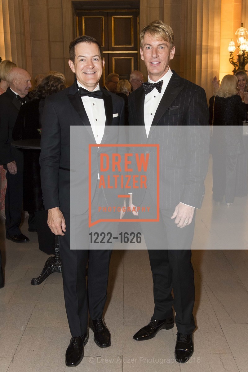 Trent Norris, Jack Calhoun, SF Opera's An Evening on the Stage honoring Franklin P. ("Pitch") Johnson, Jr., War Memorial Opera House. 301 Van Ness Avenue, San Francisco, CA 94102, December 5th, 2016, Photo #1222-1626 Trent Norris, Jack Calhoun, Photo #1222-1626
