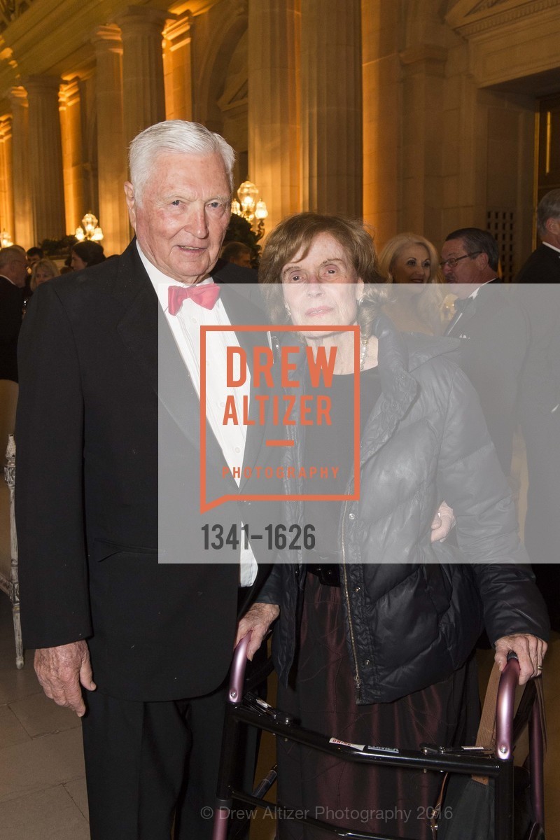 Pitch Johnson, Cathie Johnson, SF Opera's An Evening on the Stage honoring Franklin P. ("Pitch") Johnson, Jr., War Memorial Opera House. 301 Van Ness Avenue, San Francisco, CA 94102, December 5th, 2016, Photo #1341-1626 Pitch Johnson, Cathie Johnson, Photo #1341-1626