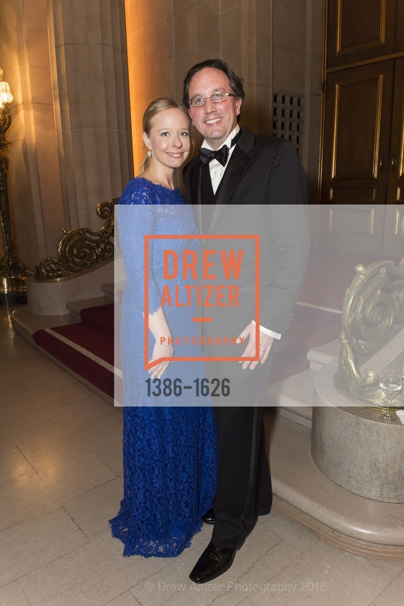Kate Shilvock, Matthew Shilvock, SF Opera's An Evening on the Stage honoring Franklin P. ("Pitch") Johnson, Jr., War Memorial Opera House. 301 Van Ness Avenue, San Francisco, CA 94102, December 5th, 2016, Photo #1386-1626 Kate Shilvock, Matthew Shilvock, Photo #1386-1626