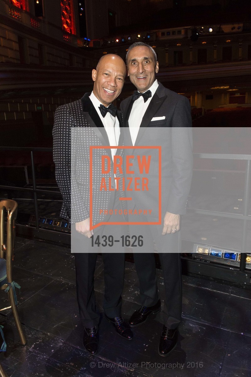 Ken McNeely, Inder Dhillon, SF Opera's An Evening on the Stage honoring Franklin P. ("Pitch") Johnson, Jr., War Memorial Opera House. 301 Van Ness Avenue, San Francisco, CA 94102, December 5th, 2016, Photo #1439-1626 Ken McNeely, Inder Dhillon, Photo #1439-1626