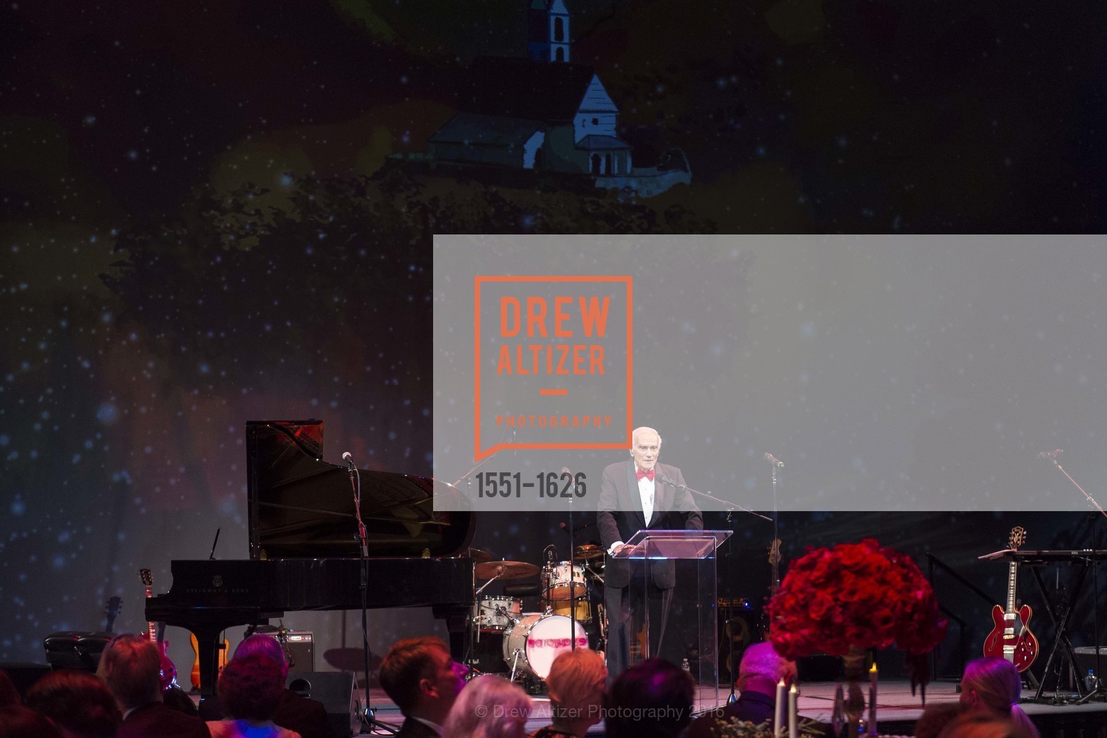 Bill Draper, SF Opera's An Evening on the Stage honoring Franklin P. ("Pitch") Johnson, Jr., War Memorial Opera House. 301 Van Ness Avenue, San Francisco, CA 94102, December 5th, 2016, Photo #1551-1626 Bill Draper, Photo #1551-1626