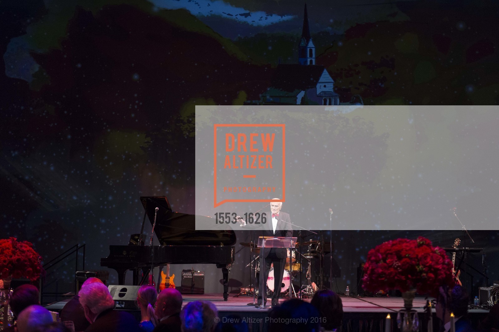 Bill Draper, SF Opera's An Evening on the Stage honoring Franklin P. ("Pitch") Johnson, Jr., War Memorial Opera House. 301 Van Ness Avenue, San Francisco, CA 94102, December 5th, 2016, Photo #1553-1626 Bill Draper, Photo #1553-1626