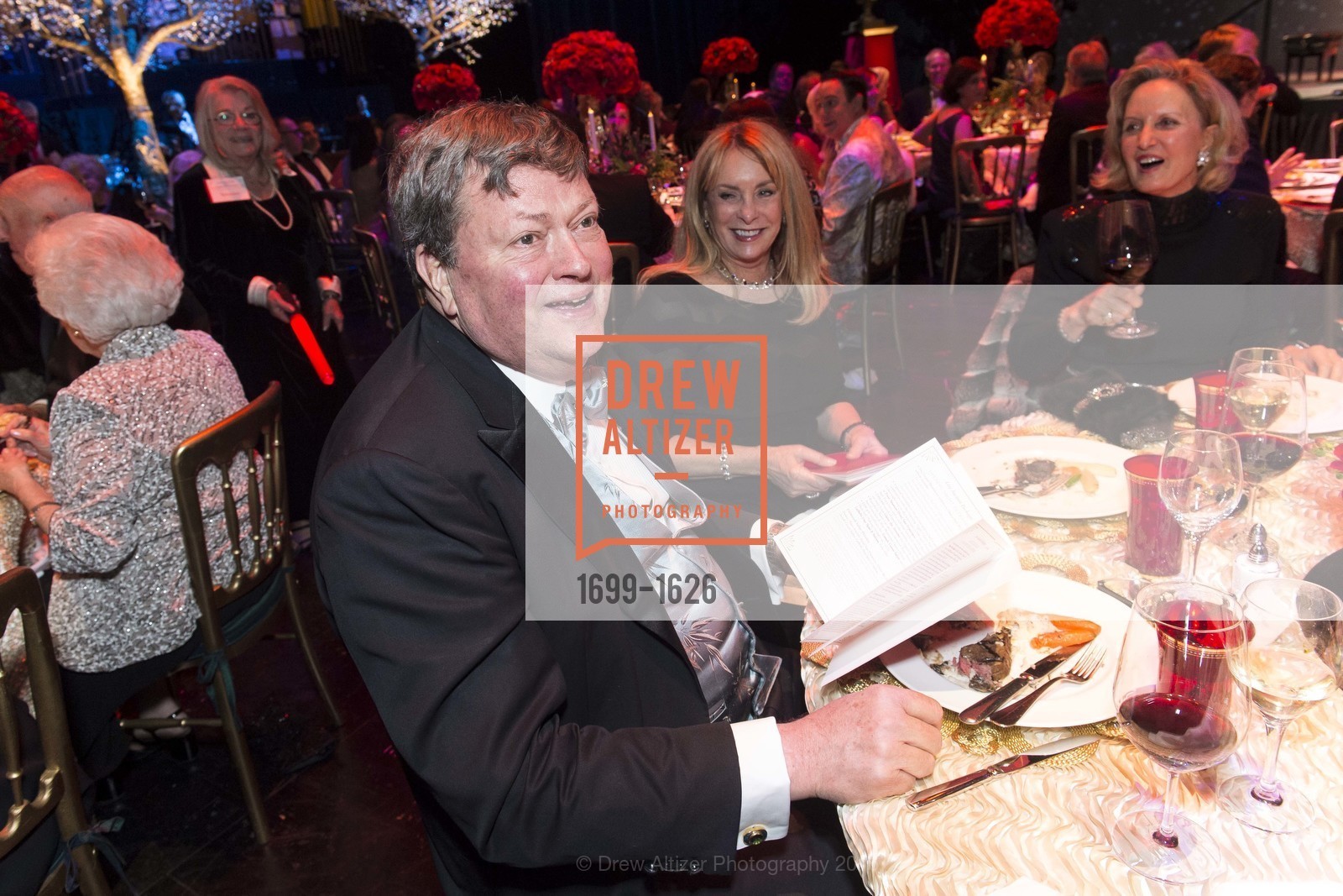 John Gunn, SF Opera's An Evening on the Stage honoring Franklin P. ("Pitch") Johnson, Jr., War Memorial Opera House. 301 Van Ness Avenue, San Francisco, CA 94102, December 5th, 2016, Photo #1699-1626 John Gunn, Photo #1699-1626