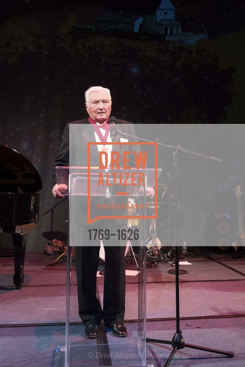 Pitch Johnson, SF Opera's An Evening on the Stage honoring Franklin P. ("Pitch") Johnson, Jr., War Memorial Opera House. 301 Van Ness Avenue, San Francisco, CA 94102, December 5th, 2016, Photo #1769-1626 Pitch Johnson, Photo #1769-1626